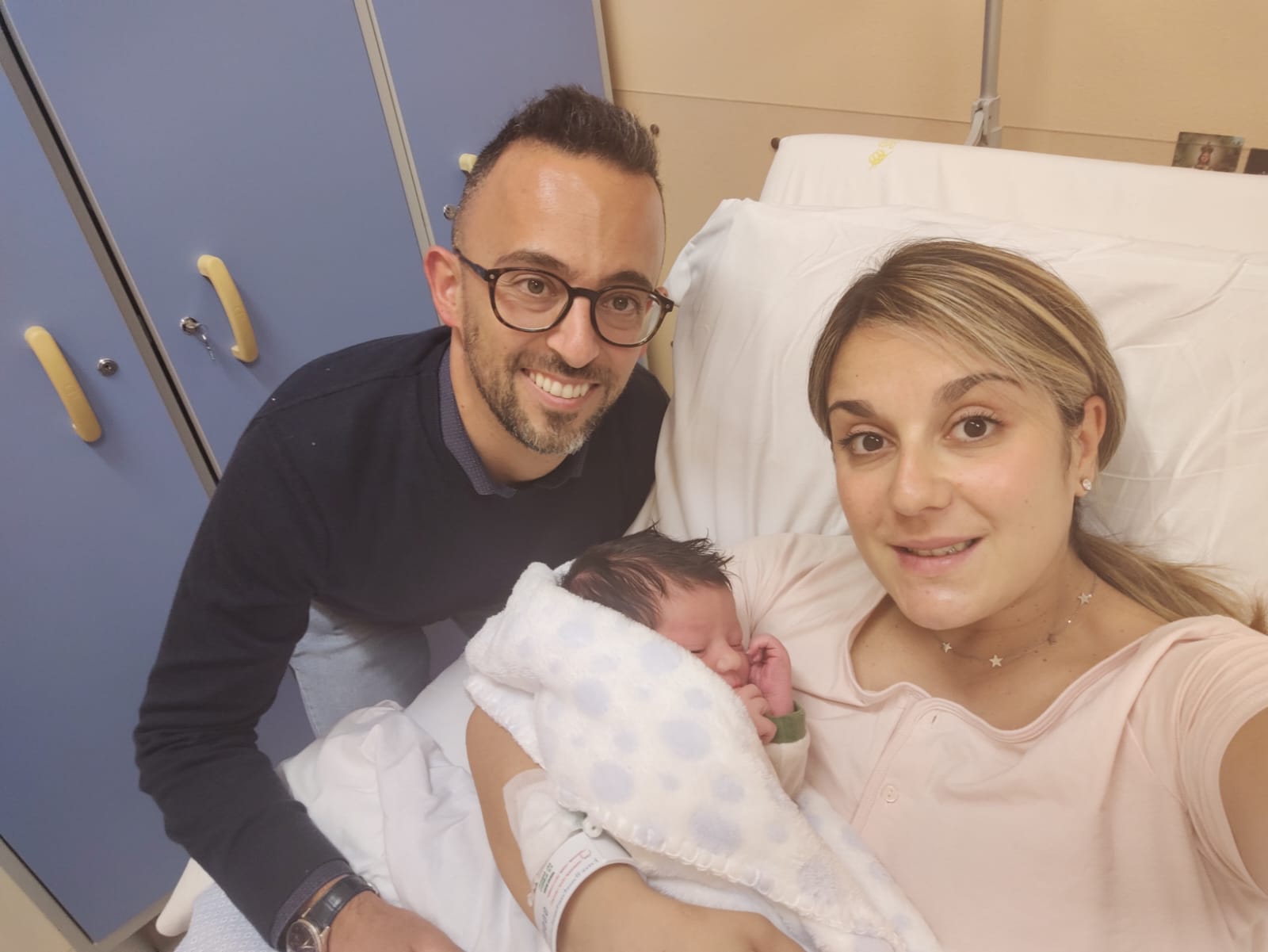 Riccardo e’ il primo bimbo nato nel 2023 nella provincia di Sassari