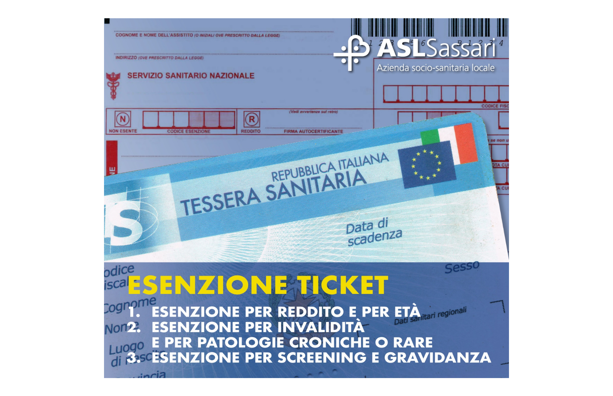 Le esenzioni: chi ne ha diritto e come richiederla