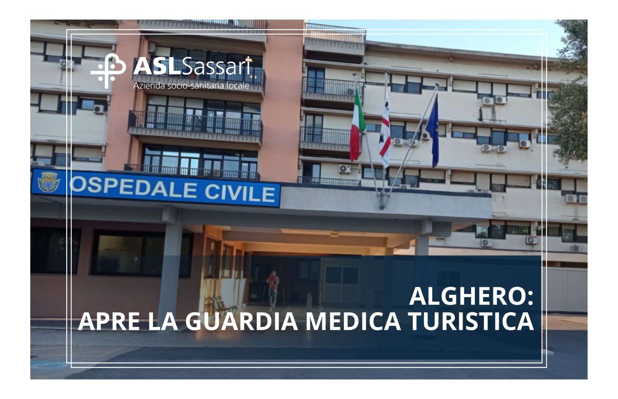 Alghero apertura ambulatorio per la guardia medica turistica