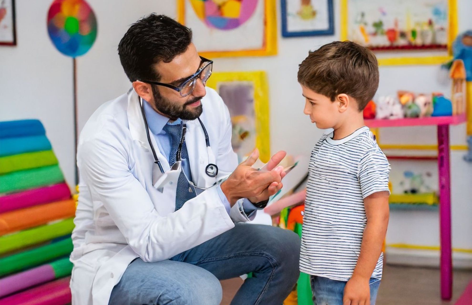 pediatra visita bambino