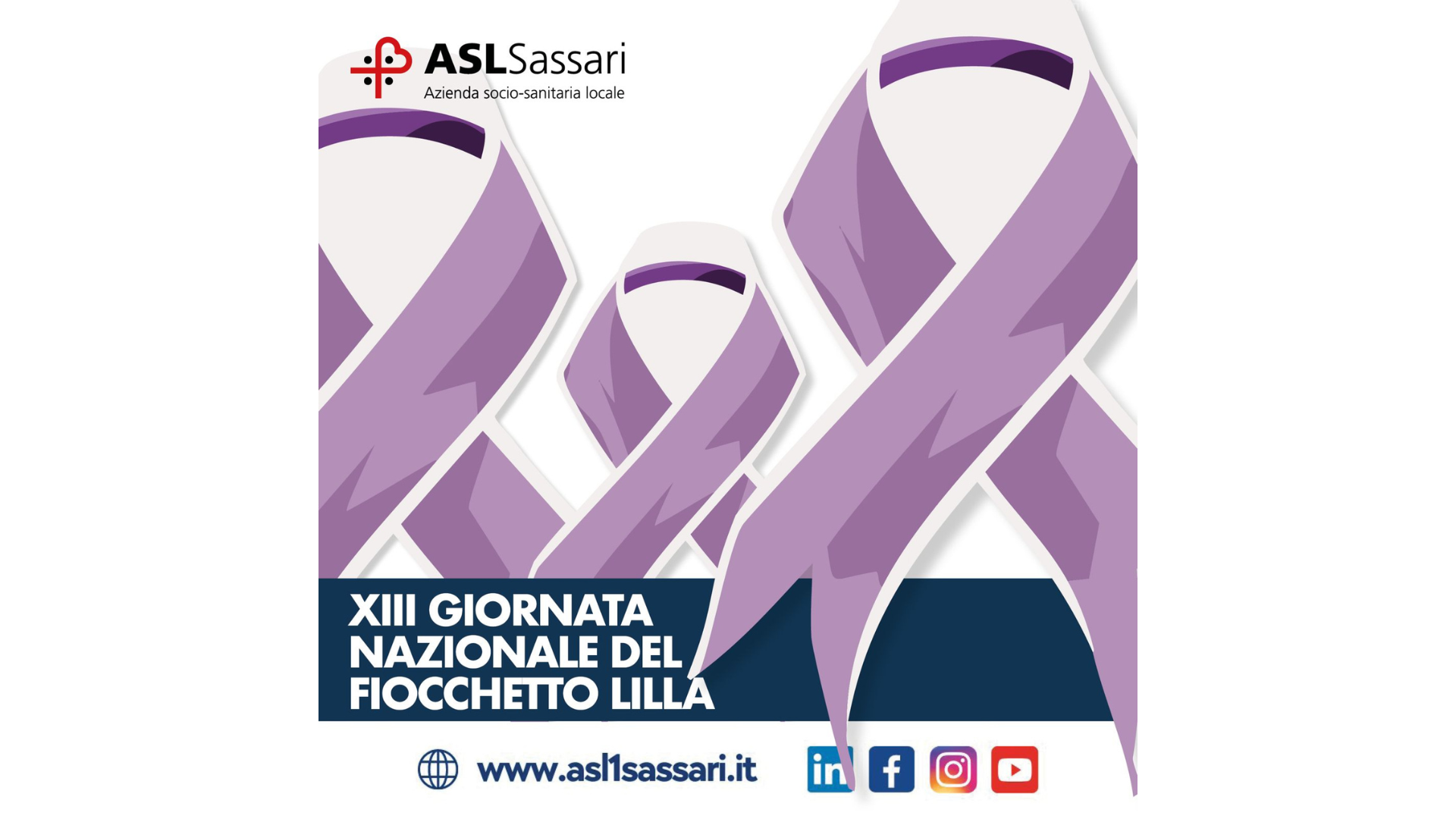 Giornata del Fiocchetto Lilla nella Asl di Sassari