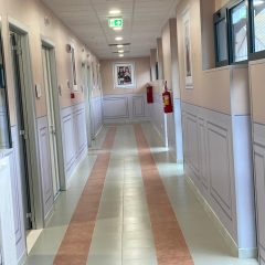 Uno dei corridoi dell'Hospice di Ploaghe