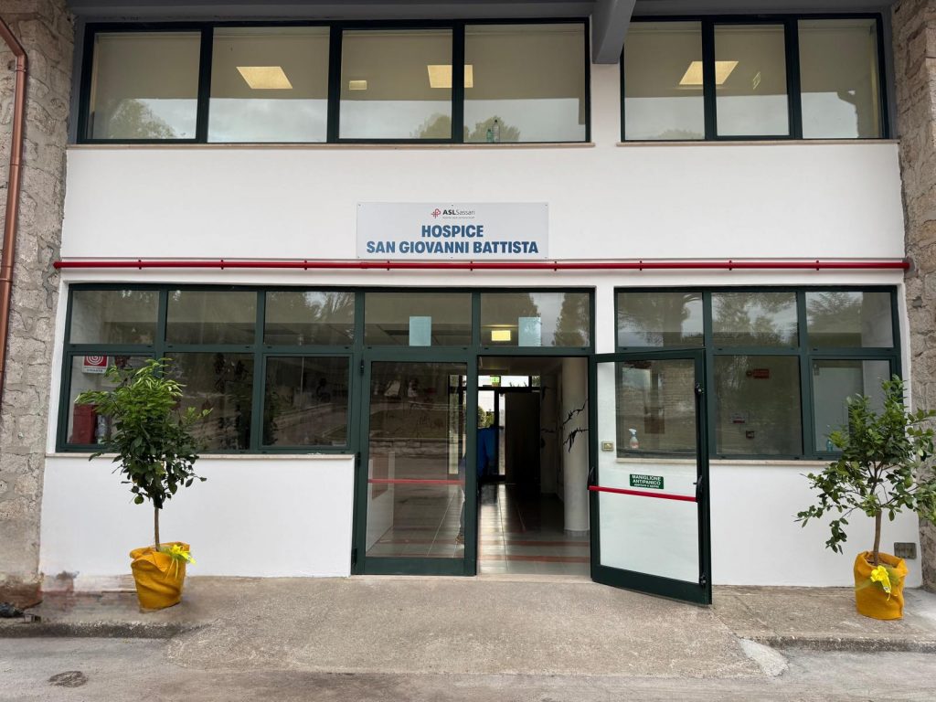 Asl Sassari: apre l’Hospice San Giovanni Battista