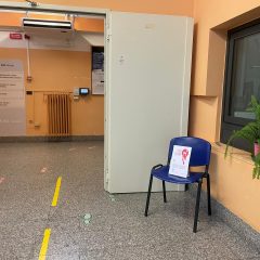 Posto occupato: la hall della sede del Distretto di Sassari