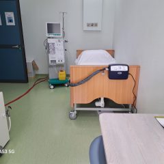 La postazione per la dialisi domiciliare