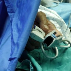 Un dettaglio della sala operatoria di Ozieri