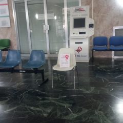 Posto occupato: la hall del Complesso sanitario di San Camillo