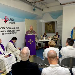 Alghero: la messa celebrata dal Vescovo Monsignor Mauro Maria Morfino