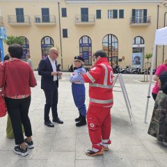 Piazza Fiume: un momento della Giornata mondiale dell'Igiene delle mani
