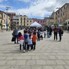 Piazza Fiume: un momento della Giornata mondiale dell'Igiene delle mani