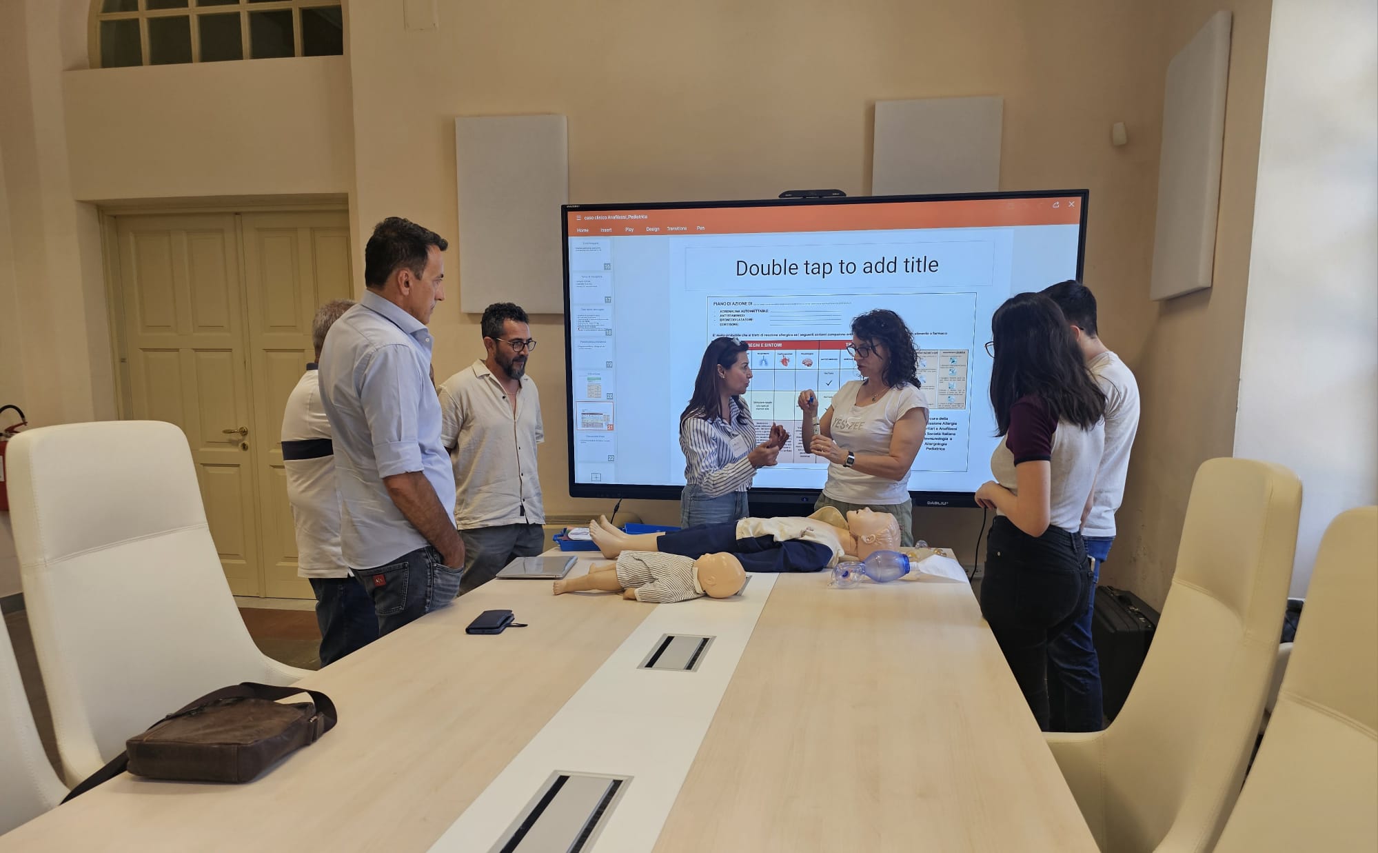 Shock anafilattico: alta formazione a Sassari per i medici e infermieri dell’Asl di Sassari