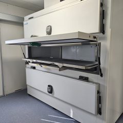 La sala settoria: interni