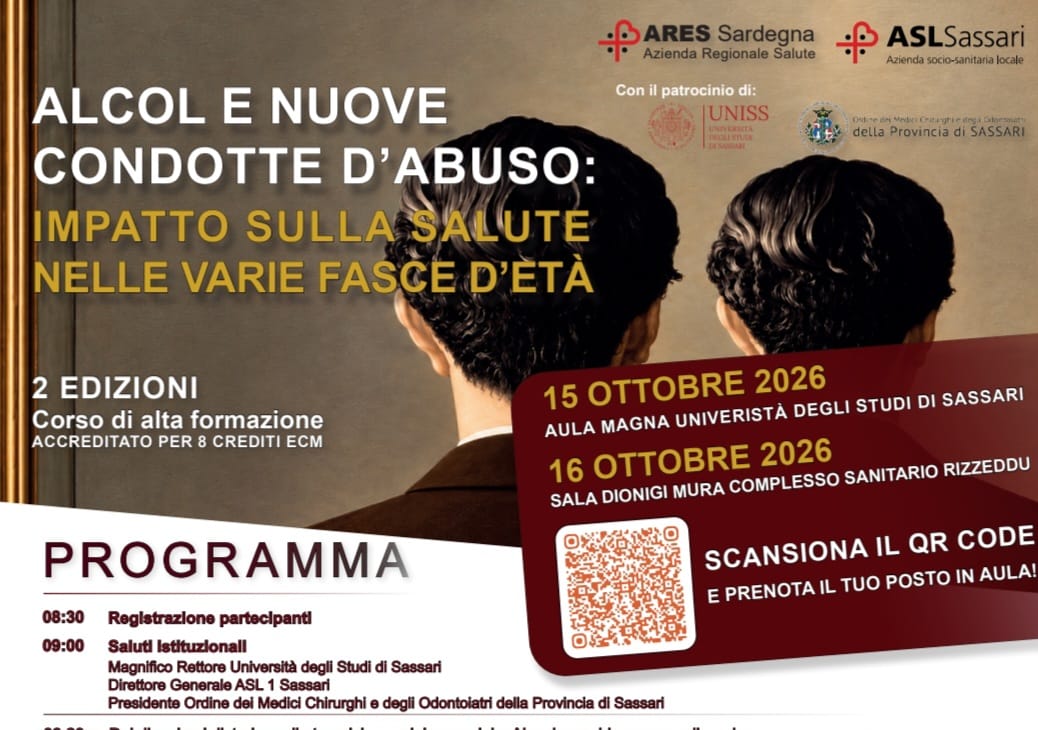 Alcol e nuove condotte d’abuso: se ne parla a Sassari